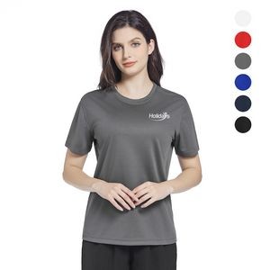 Ladies UV Micro Mesh Short Sleeve T-Shirt
