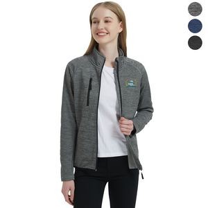 Women's Full Zip Sweater Fleece Jacket (Brushed Back)