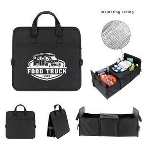 Collapsible Car Trunk Organizer & Insulated Bag