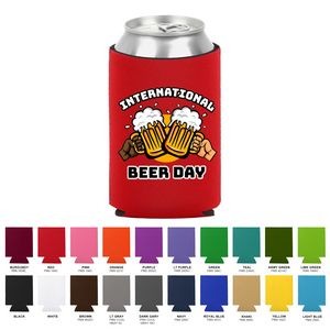 Collapsible Neoprene Can Cooler (3 Sided Imprint)