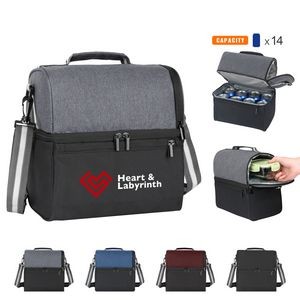 Frozone Dual-Compartment 14 Can Cooler Bag