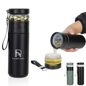 17oz.Stainless Steel Tea Infuser Compartment Thermos