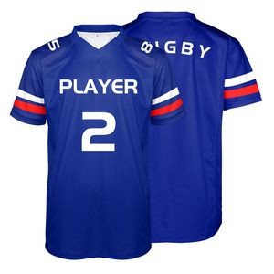 Men's Custom Performance Personalized Rugby Jersey (Full Color Dye Sublimated)