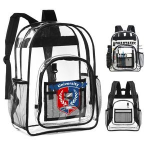 Heavy Duty School Security Clear Backpack