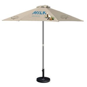 9' Aluminum Market Umbrella (Full Color)