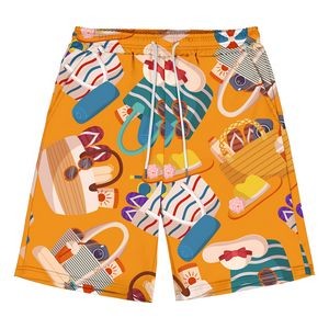 Men's Customized Drawstring Board Shorts - Dye Sublimated