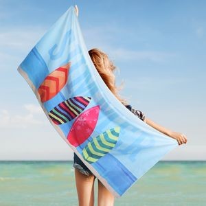 Dye-Sublimation Velour Beach Towel