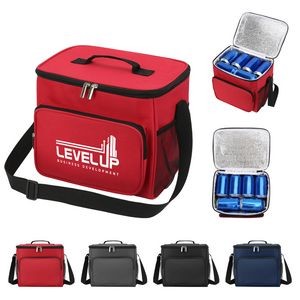 Cubic 12-Can Insulated Cooler Bag