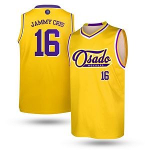 Custom Performance Personalized Basketball Jersey (Full Color Dye Sublimated)