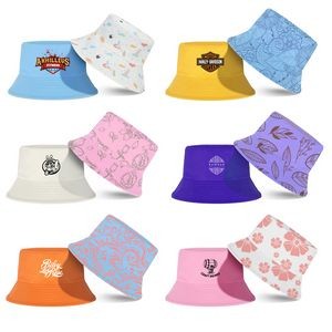 Two Sided Reversible Bucket Hat
