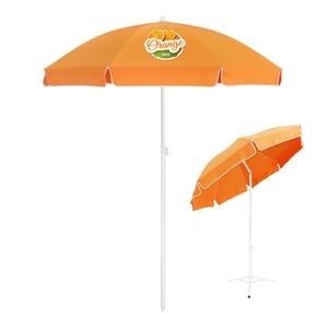 6.5' Outdoor Market Patio Umbrella With Tilt