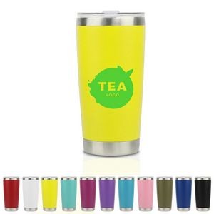 Authentic 20 Oz Vacuum Insulated Stainless Steel Tumbler With Lid