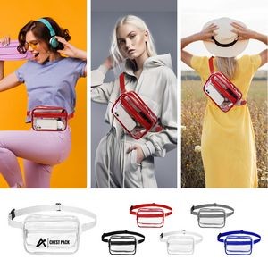 2 Pocket Clear Fanny Pack