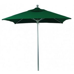 8' Square Commercial Aluminum Market Umbrella w/ Fiberglass Ribs