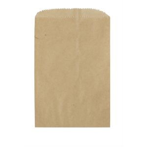 Merchandise Bags, Natural Kraft Paper, Hot Stamped - 5" x 7½"