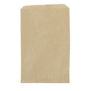 Merchandise Bags, Natural Kraft Paper, Hot Stamped - 7½" x 10½"