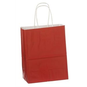 High Gloss Paper Shopping Bags, Tints, Hot Stamped - Cub 8