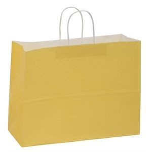 Paper Shopping Bags, Matte Tint On White Kraft, Hot Stamped - Vogue 16