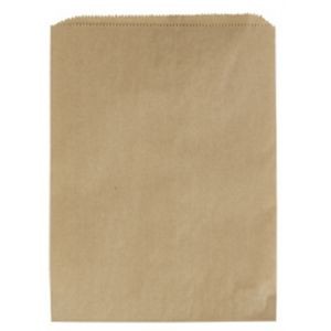 Merchandise Bags, Natural Kraft Paper, Hot Stamped - 8½" x 11"