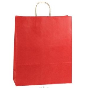 Lipstick Pink Zebra Natural Tint with Shadow Stripe Paper Shopping Bag