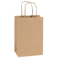 Toucan Natural Kraft Brown Paper Shopping Bag