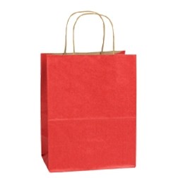 Apple Green Chimp Natural Tint with Shadow Stripe Paper Shopping Bag