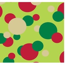 Christmas Dots Gift Wrap (833')