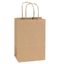 Lynx Natural Kraft Brown Paper Shopping Bag