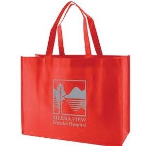 Red Non-Woven Tote Bag (16"x6"x12"/28" Handle)