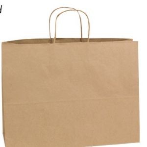 Jaguar Natural Kraft Brown Paper Shopping Bag