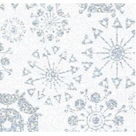 Glittering Snowflakes Christmas Gift Wrap (833')