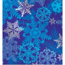 Snowflake Swirl Christmas Gift Wrap (417')