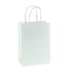 Puma White Kraft Paper Shopping Bag