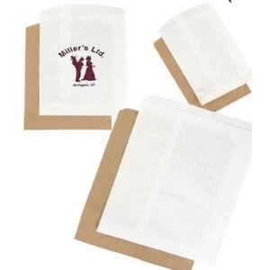 White Kraft Paper Merchandise Bag (12"x15")