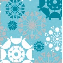 Shimmer Snowflakes Christmas Gift Wrap (833')