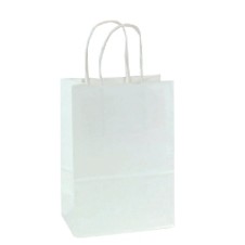 Lynx White Kraft Paper Shopping Bag