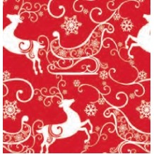 Sleigh Ride Christmas Gift Wrap (833')