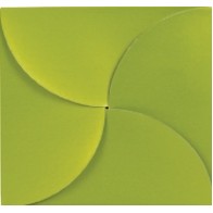 Shimmer Frost Leaf Green 6"x6" Gift Card Folder