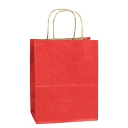 Really Red Chimp Natural Tint with Shadow Stripe Paper Shopping Bag