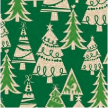 Holiday Forest Kraft Christmas Gift Wrap (833'x30" or 36")