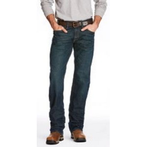 Ariat® Rebar™ M4 DuraStretch™ Edge Low Rise Men's Maritime Boot Cut Jeans