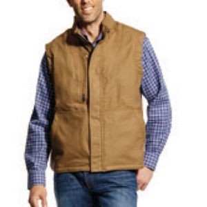 Ariat® FR Workhorse Men's Field Khaki Insulated Vest