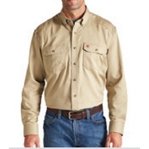 Ariat® FR Solid Men's Khaki Work Shirt