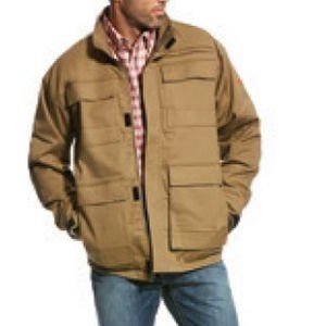 Ariat® FR Canvas Stretch Men's Field Khaki Jacket