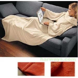 Blanket with sleeves