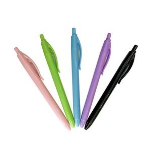 Promotional Pens Black Ink Click Pens, Colorful pens