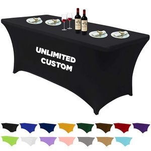 8FT Display Elastic Stretchable Rectangular Table Cover
