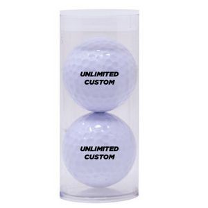 Recycled Durable Golf 2-Ball Tube