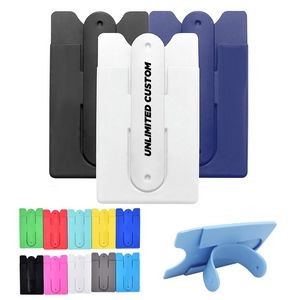 Silicone Cellphone Card Stand & Wallet