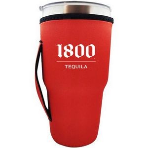 Reusable Coffee Cup Sleeve Neoprene Tumbler Insulator Sleeves Drinks Cup Sleeve Holder With Handle